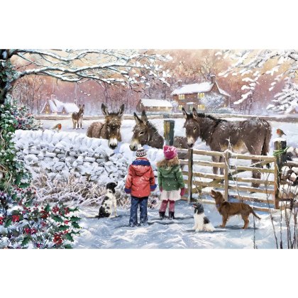 Otter House Donkey Friends 500 Piece Puzzle