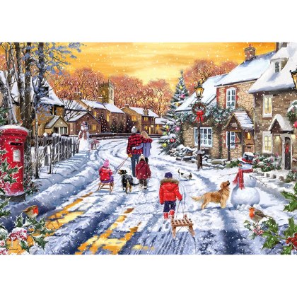 Otter House Festive Wander 1000 Piece Puzzle