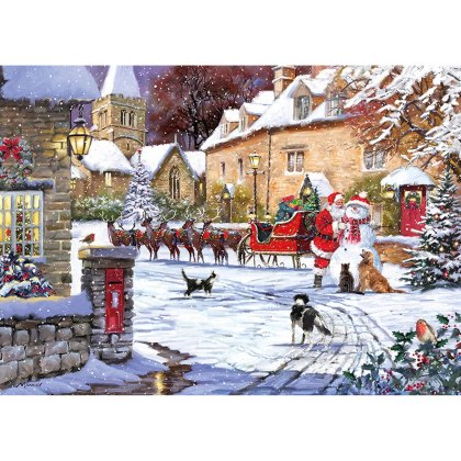 Otter House Christmas Night - Sue Ryder 1000 Piece Puzzle