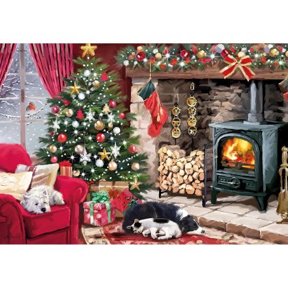 Otter House Snuggled Up 500 Piece Puzzle