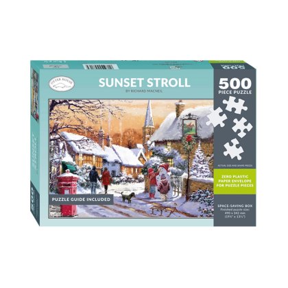 Otter House Sunset Stroll 500 Piece Puzzle