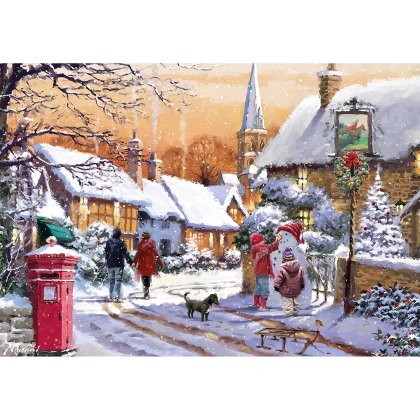 Otter House Sunset Stroll 500 Piece Puzzle