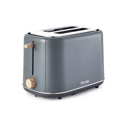 Tower Scandi Grey 2 Slice Toaster Tower Scandi Grey 2 Slice Toaster