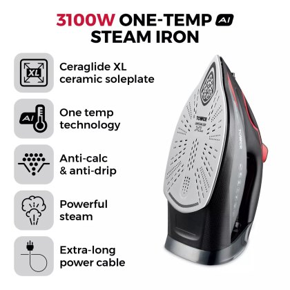 Tower One Temp Xl Steam Iron Tower One Temp Xl Steam Iron