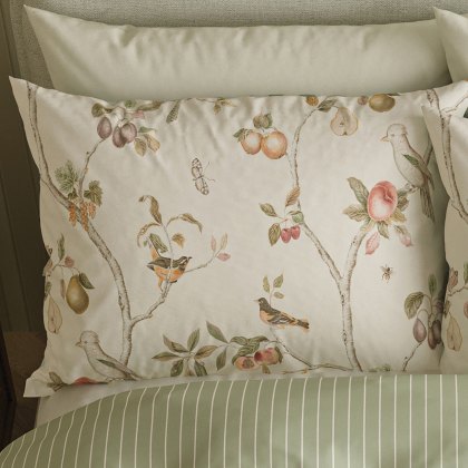 Sanderson Options Fruit Aviary Raspberry Ochre Duvet Cover Set Sanderson Options Fruit Aviary Raspberry Ochre Duvet Cover Set