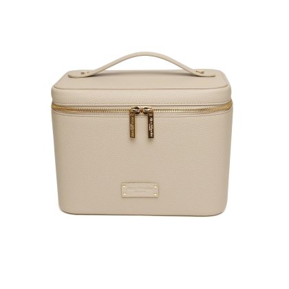 Alice Wheeler Kensington Large Beauty Case Stone Alice Wheeler Kensington Large Beauty Case Stone