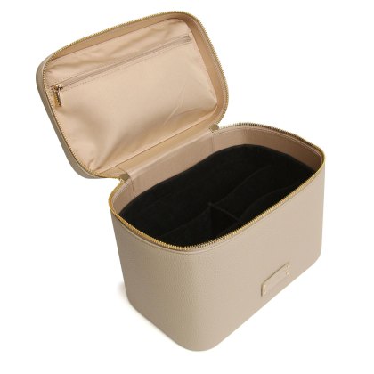 Alice Wheeler Kensington Large Beauty Case Stone Alice Wheeler Kensington Large Beauty Case Stone
