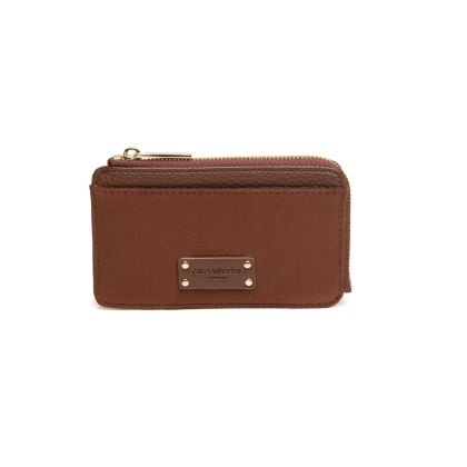 Alice Wheeler Kensington Suede Purse Chocolate