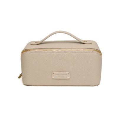 Alice Wheeler Kensington Train Case Stone