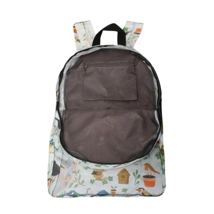 Eco Chic Garden Birds Green Classic Backpack Eco Chic Garden Birds Green Classic Backpack