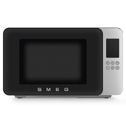Smeg Microwave with Grill Matte Black
