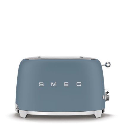 Smeg 2 Slice Toaster Matte Storm Blue Smeg 2 Slice Toaster Matte Storm Blue