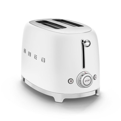 Smeg 2 Slice Toaster Matte White