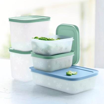Tupperware Freezer Mates Container Set of 5 Tupperware Freezer Mates Container Set of 5