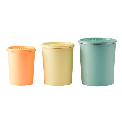 Tupperware Heritage Canister Set of 3 Tupperware Heritage Canister Set of 3