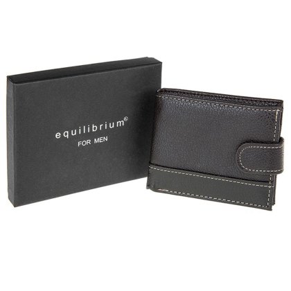 Joe Davies Equilibrium for Men Stitched Wallet Brown Joe Davies Equilibrium for Men Stitched Wallet Brown