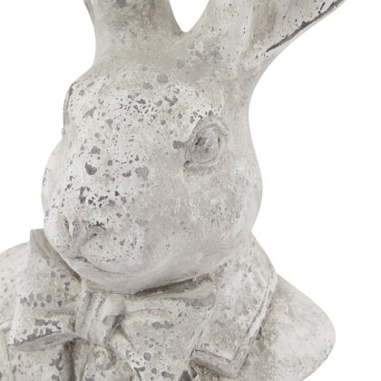 Hill Interiors Stone Effect Tuxedo Hare Ornament