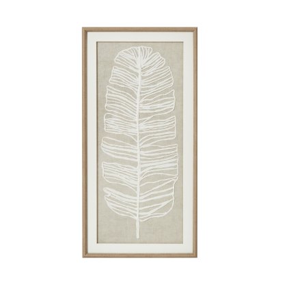 Hill Interiors Plume White Feather Art Mounted Beaded Frame Hill Interiors Plume White Feather Art Mounted Beaded Frame