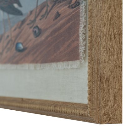 Hill Interiors Flora & Fauna Sandpiper In Beaded Frame Hill Interiors Flora & Fauna Sandpiper In Beaded Frame