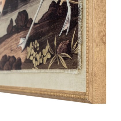 Hill Interiors Flora & Fauna Avocet In Beaded Frame Hill Interiors Flora & Fauna Avocet In Beaded Frame