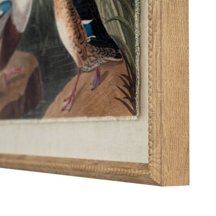Hill Interiors Flora & Fauna Mallards In Beaded Frame Hill Interiors Flora & Fauna Mallards In Beaded Frame