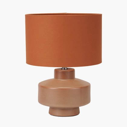 Pacific Elure Cinnamon Crackle Effect Table Lamp