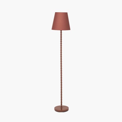 Pacific Sophia Terracotta Metal Bobble Floor Lamp