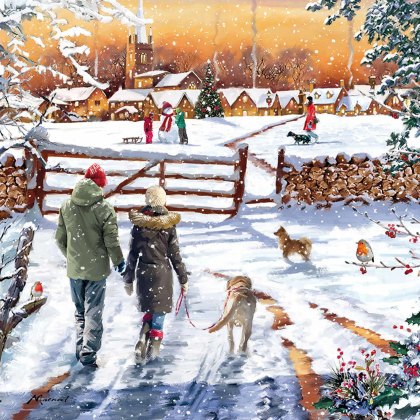 Otter House Winter Scenes Xmas Cards Bumper Box Otter House Winter Scenes Xmas Cards Bumper Box