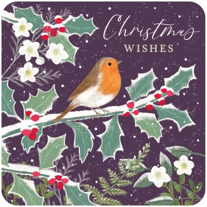 Otter House RSPB Birds & Berries Large Xmas Cards Otter House RSPB Birds & Berries Large Xmas Cards