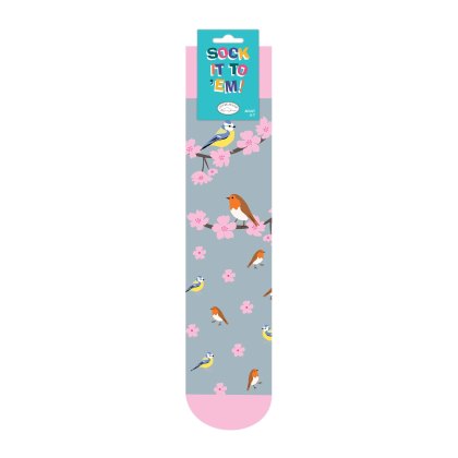 Otter House Birds & Blossom Socks