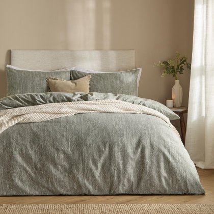 Yard Harris Olive Duvet Cover Set Yard Harris Olive Duvet Cover Set