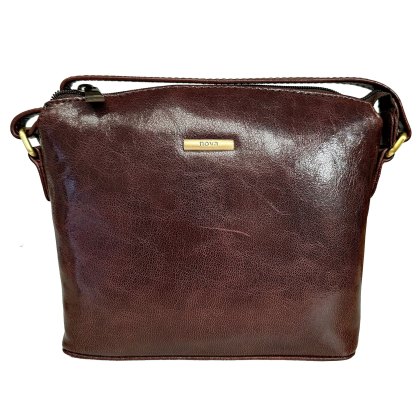 Nova Leathers Dark Brown Dome Bag Nova Leathers Dark Brown Dome Bag