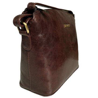 Nova Leathers Dark Brown Dome Bag Nova Leathers Dark Brown Dome Bag