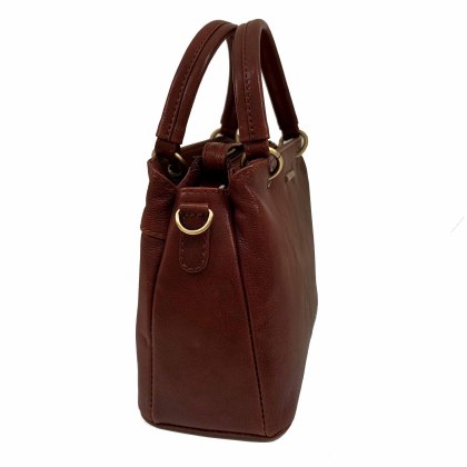 Nova Leathers Cognac Goat Leather Grab Bag Nova Leathers Cognac Goat Leather Grab Bag
