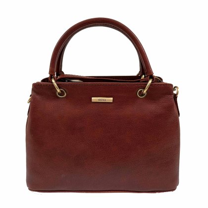 Nova Leathers Cognac Goat Leather Grab Bag Nova Leathers Cognac Goat Leather Grab Bag