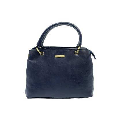 Nova Leathers Navy Goat Leather Grab Bag Nova Leathers Navy Goat Leather Grab Bag