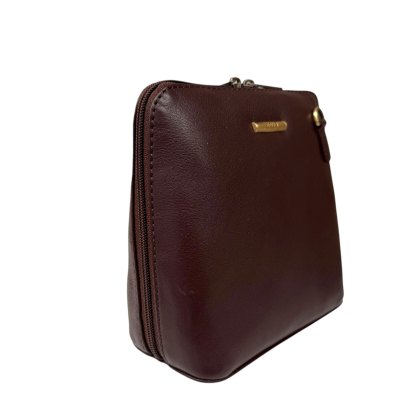 Nova Leathers Hot Chocolate Small Dome Bag Nova Leathers Hot Chocolate Small Dome Bag