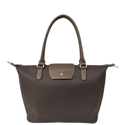 David Jones Hot Chocolate Medium Tab Over Tote Bag David Jones Hot Chocolate Medium Tab Over Tote Bag