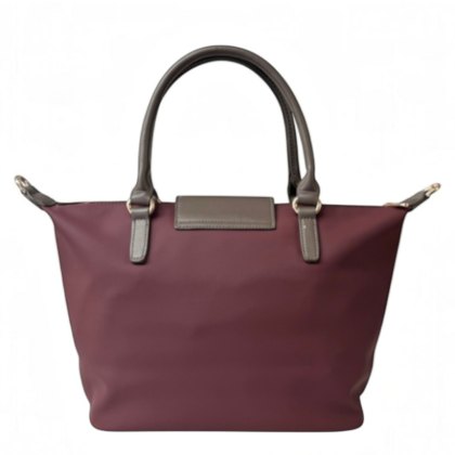 David Jones Windsor Wine Medium Tab Over Tote Bag David Jones Windsor Wine Medium Tab Over Tote Bag