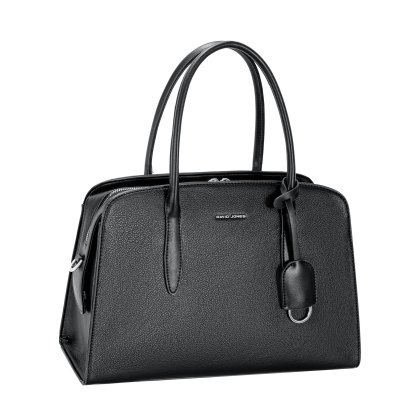 David Jones Black Rounded Tote Bag David Jones Black Rounded Tote Bag