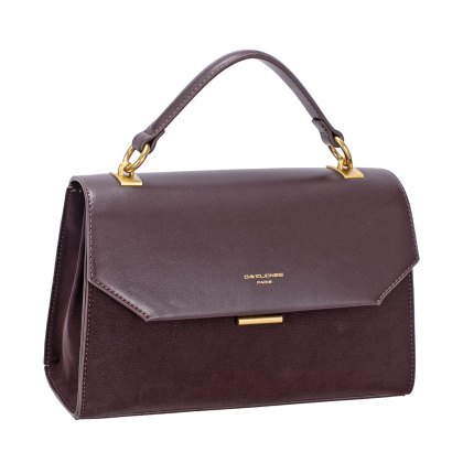 David Jones Hot Chocolate Half Flap Top Handle Grab Bag David Jones Hot Chocolate Half Flap Top Handle Grab Bag