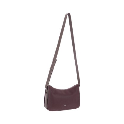 David Jones Hot Chocolate Soft Touch Triple Shoulder Bag David Jones Hot Chocolate Soft Touch Triple Shoulder Bag