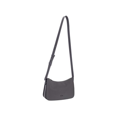 David Jones Jet Black Soft Touch Triple Shoulder Bag