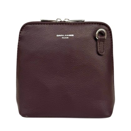 David Jones Dark Bordeaux Zip Top Dome Bag David Jones Dark Bordeaux Zip Top Dome Bag