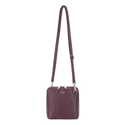 David Jones Dark Bordeaux Zip Top Dome Bag David Jones Dark Bordeaux Zip Top Dome Bag