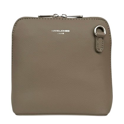 David Jones Warm Grey Sand Zip Top Dome Bag David Jones Warm Grey Sand Zip Top Dome Bag
