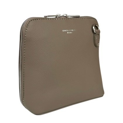 David Jones Warm Grey Sand Zip Top Dome Bag David Jones Warm Grey Sand Zip Top Dome Bag