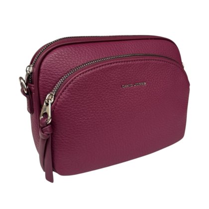 David Jones Mulberry Twin Pocket Crossbody Bag David Jones Mulberry Twin Pocket Crossbody Bag