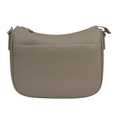 David Jones Warm Grey Sand Simple Shoulder Bag David Jones Warm Grey Sand Simple Shoulder Bag