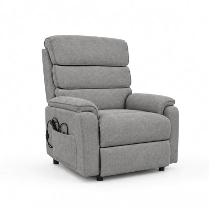 Hallie Lift & Tilt Recliner Chair in Grey Fabric Hallie Lift & Tilt Recliner Chair in Grey Fabric